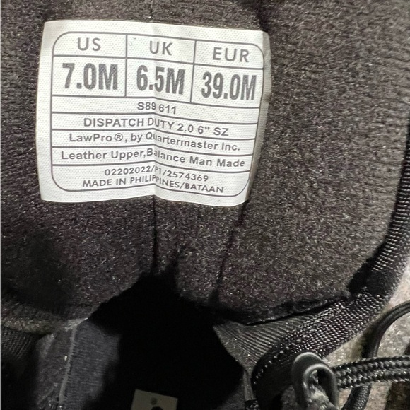 NWT Law Pro Men’s Boots - Picture 5 of 8